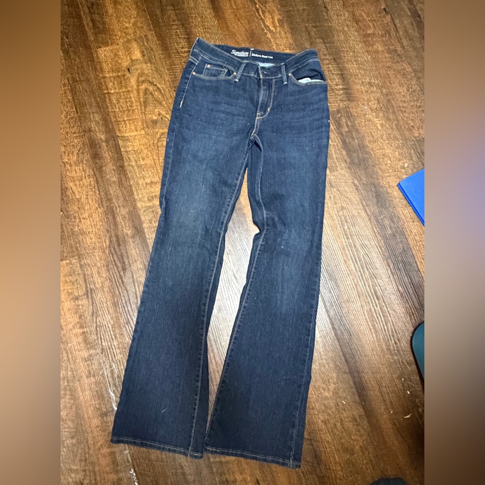 Signature by Levi Strauss Dark Indigo Boot Cut Jeans